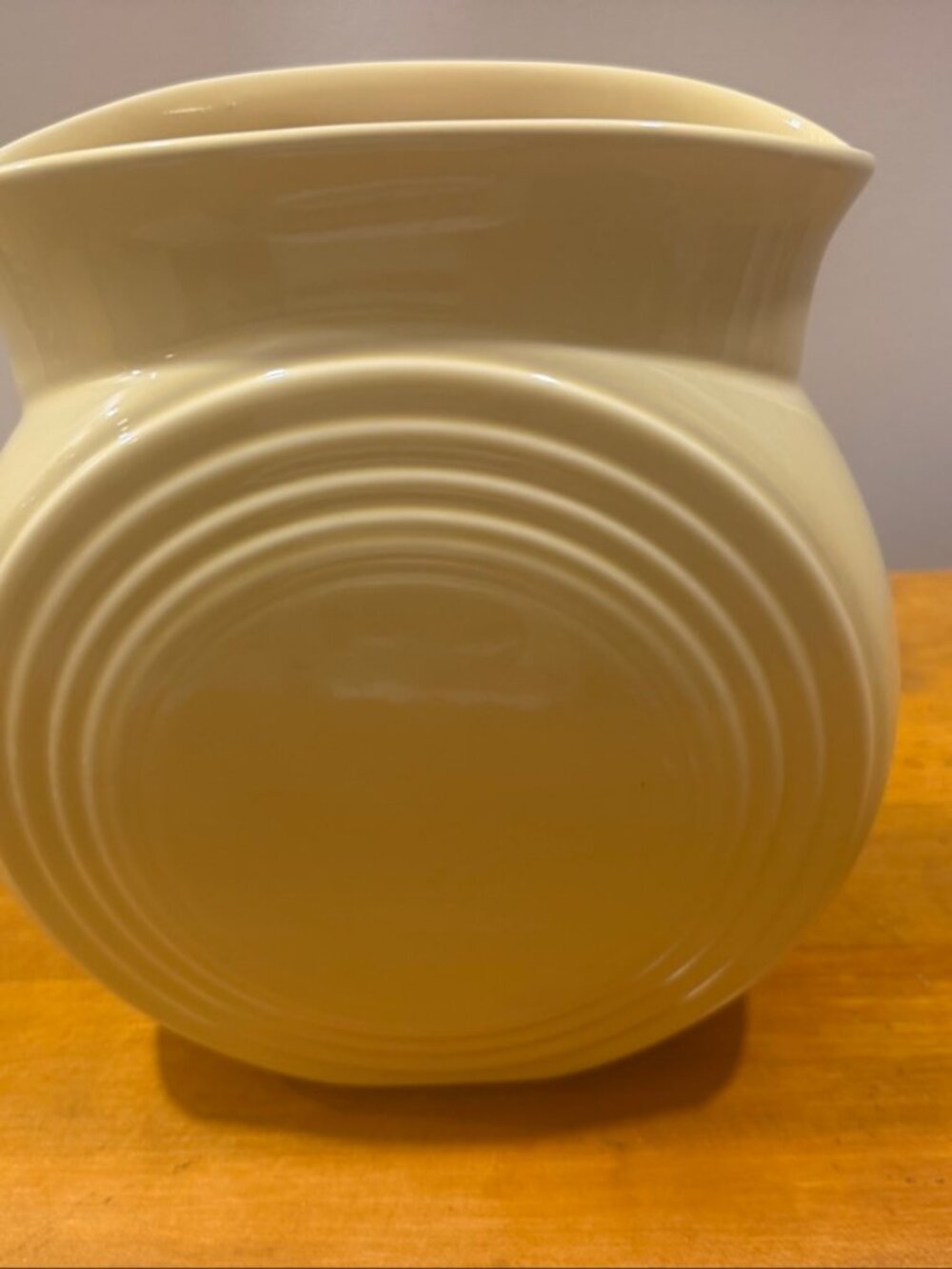 Fiesta Gourmet Large Disc Pitcher Ivory